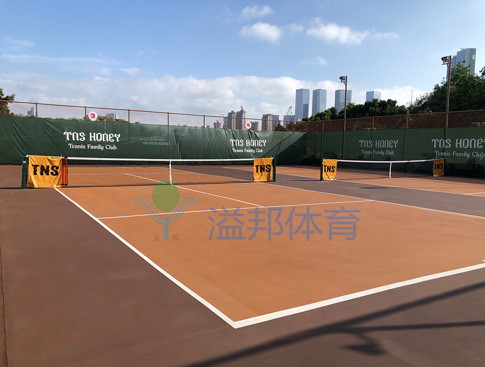 网球场价格以及建设要求，溢邦体育承建深圳网红运动网球场